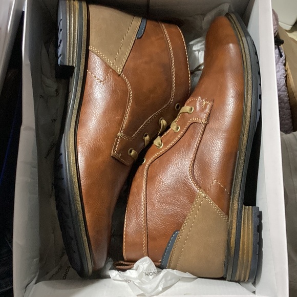Size 10 mens leather boots - Picture 3 of 8